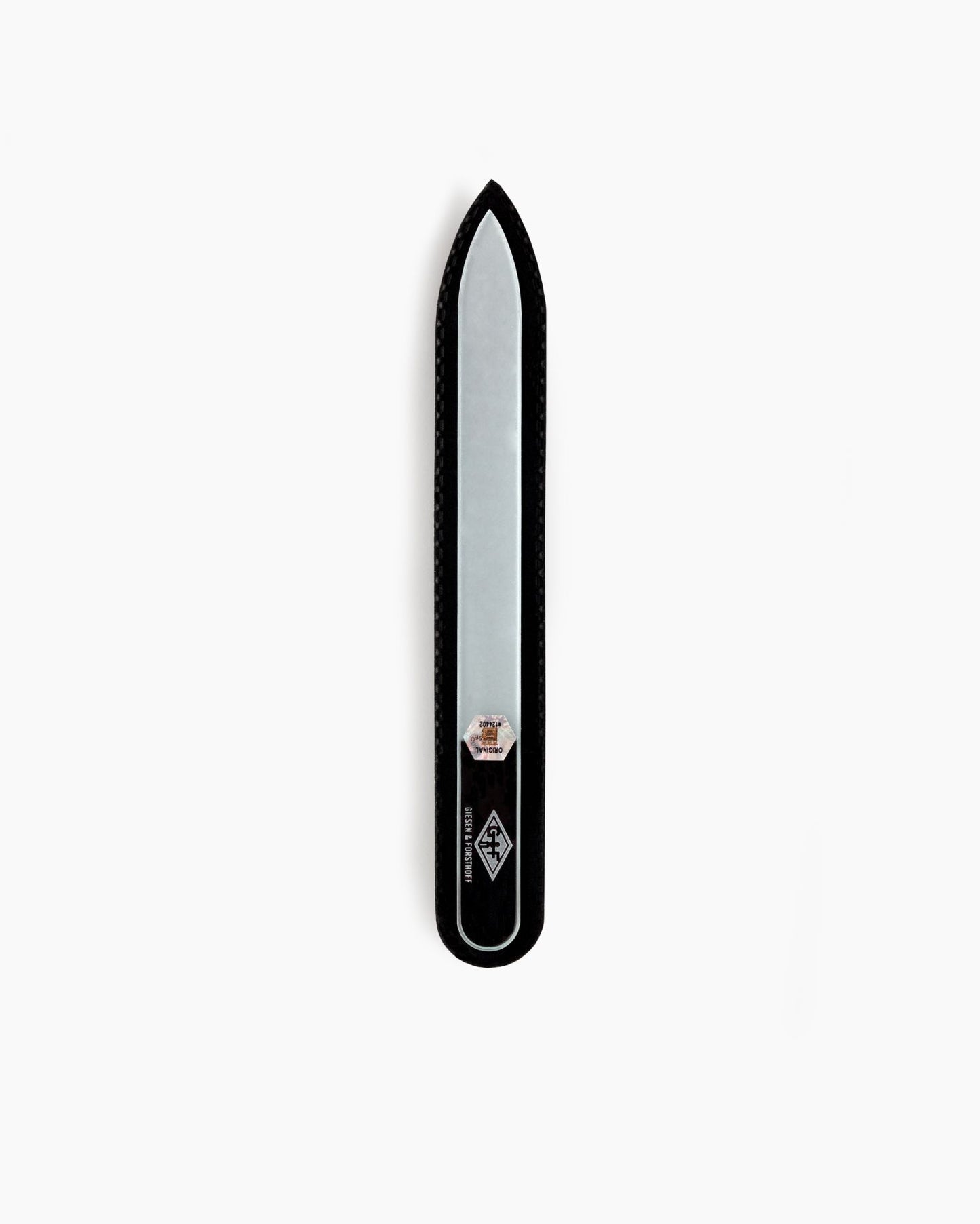 Glass Nail File with Velvet Case – 5.5 Inches