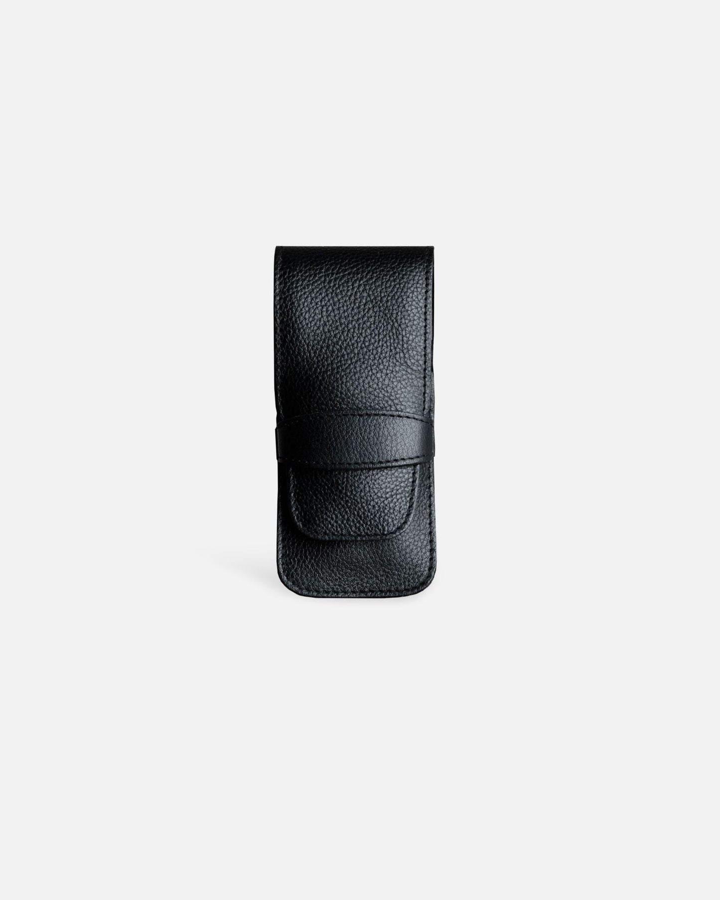 4-Piece Manicure Set - Black Nappa Leather